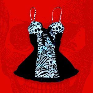 Y2k babydoll bustier top